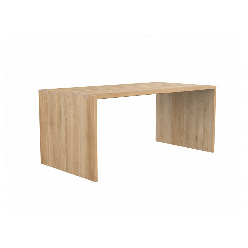 Ethnicraft 63" Oak U Table-Desk