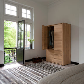 Ethnicraft Oak Wardrobe Dresser in Room