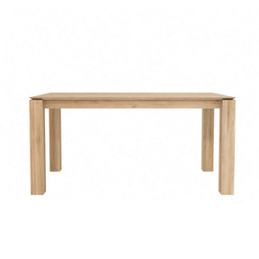 Medium Oak Slice Extendable Dining Table by Ethnicraft