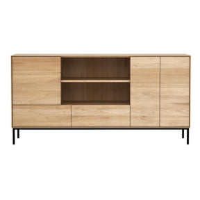 Ethnicraft Oak Whitebird Sideboard with 3-Doors and 2 Drawers