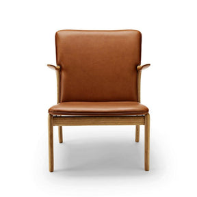 Ole Wanscher Beak chair in cognac leather with oak frame Carl Hansen and Son