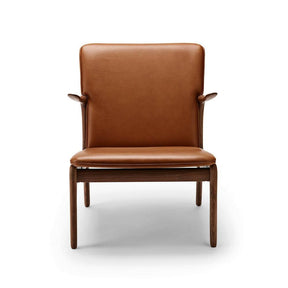 Ole Wanscher Beak chair in cognac leather with walnut frame Carl Hansen and Son