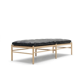 Carl Hansen Ole Wanscher Daybed OW150 Oak with Black SIF 98 Leather