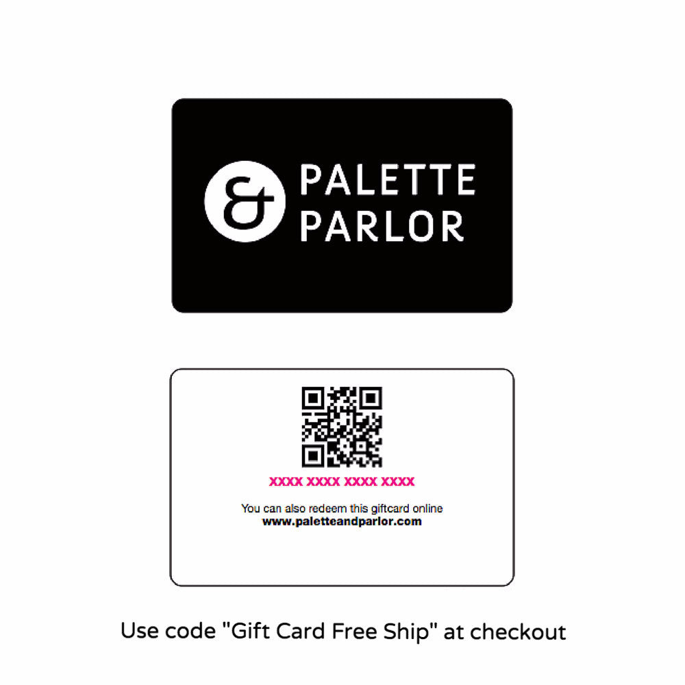 Palette & Parlor Giftcard Gift Card Gift Certificate