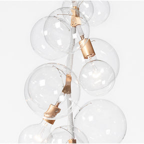 PELLE Tall Bubble Chandelier Detail