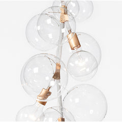 PELLE Tall Bubble Chandelier Detail
