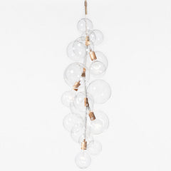 PELLE Tall Glass Bubble Chandelier