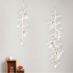 Pelle Tall and X-Tall Bubble Chandeliers in Room