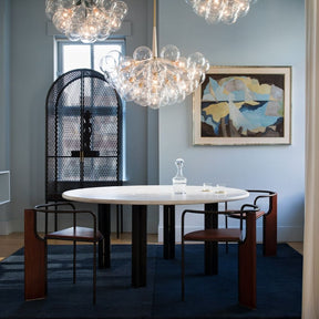 Pelle Supra Bubble Chandelier in Situ PELLE NYC Showroom