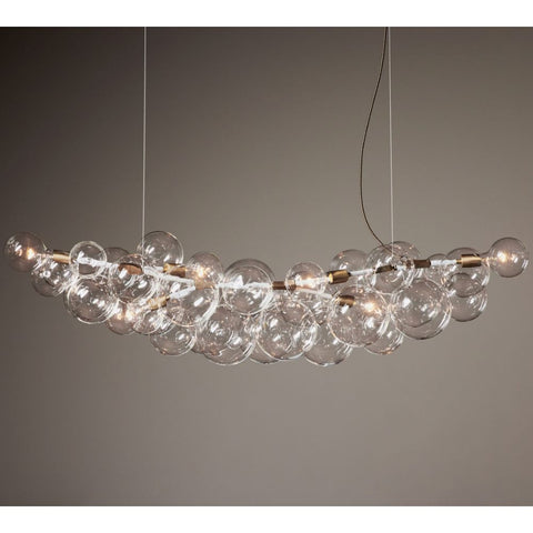 Pelle Long Bubble Chandelier 62
