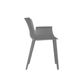 Sideview of Grey Piuma by Piero Lissoni by Kartell