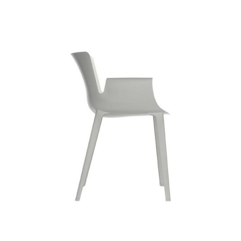Sideview of White Piuma by Piero Lissoni by Kartell