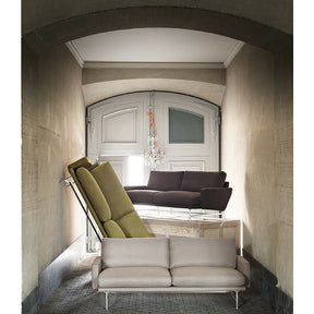 Piero Lissoni PL112 Two-Seat Sofas Artistically arranged in Room