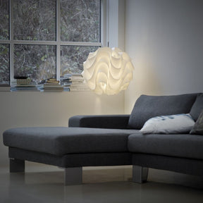 Large Model 172 Pendant by Le Klint with Sofa