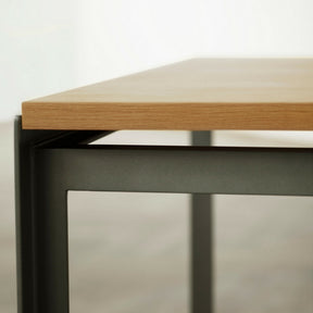 Poul Kjaerholm Table Series Wood and Steel Joinery Detail Carl Hansen and Son