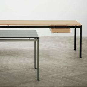 Poul Kjaerholm PK52 Desk with Natural Oak Drawer Carl Hansen and Son.