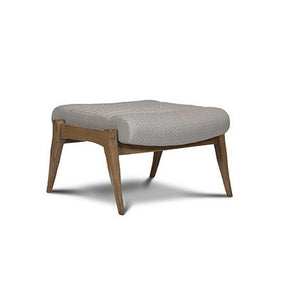 Precedent Furniture Erik Ottoman Light Grey Upholstery