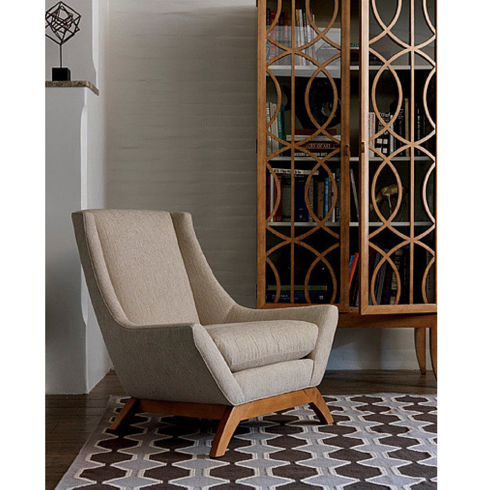 Precedent Furniture Jasper Chair in Room at an angle formerly DwellStudio Jensen Chair