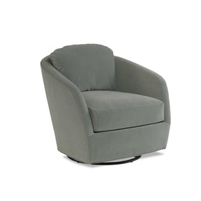 Precedent Gordon Swivel Chair Grey Velvet
