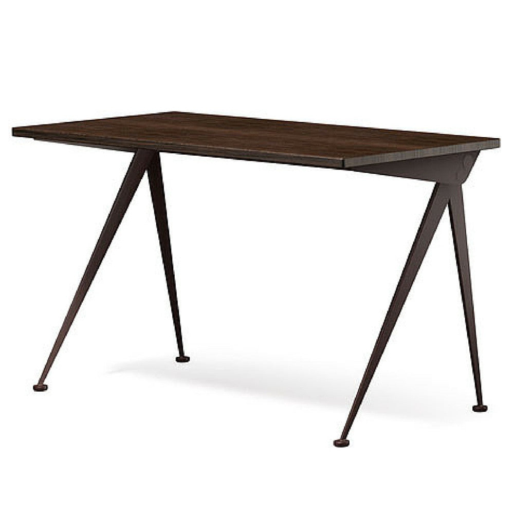 Prouve Desk Compas Direction Smoked Oak Top Chocolate Brown Base