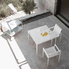 Richard Schultz 1966 Dining Table White Square Outdoor Aerial View Knoll