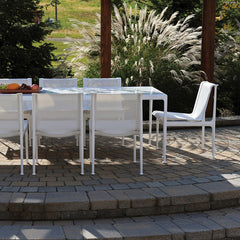 Richard Schultz 1966 Dining Table White Rectanglular on Patio Outdoor Knoll