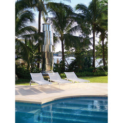 Richard Schultz 1966 Chaise Lounge Chairs by Pool in Tropical Locale Knoll Outdoors