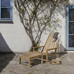 Skagerak Between Lines Deck Chair and Stool 