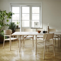 Skagerk Hven Dining Table and Chairs Oak White Oil in Copenhagen Dining Room