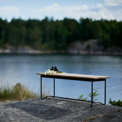 Skargaarden Grinda Bench overlooking Water