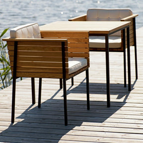 Häringe Square Dining Table and Dining Chairs by Skargaarden