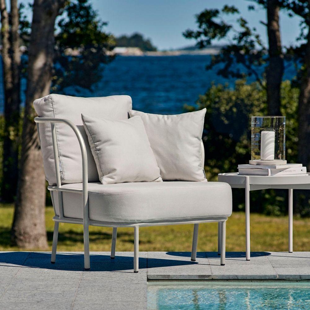 Skargaarden Salto Outdoor Lounge Chair by Pool
