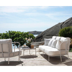 Skargaarden Salto Outdoor Lounge Chair and Sofa on Deck