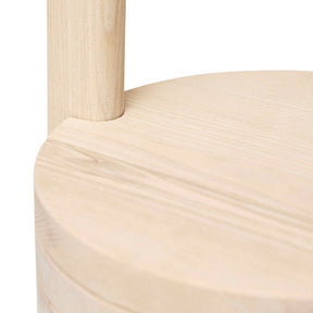 Form & Refine Stilk Side Table in Ash Base Details