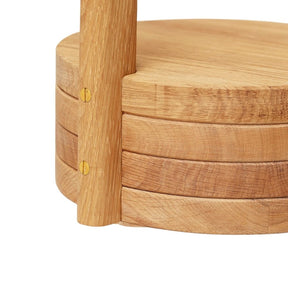 Form & Refine Stilk Side Table Oak Base Detail 