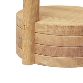 Form & Refine Stilk Side Table White Oiled Oak Base