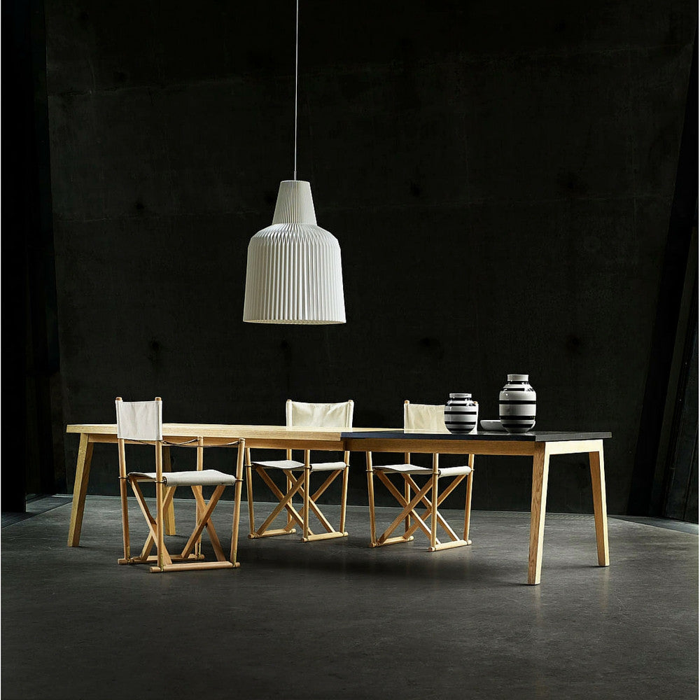 Strand + Hvass SH900 Extend Dining Table with Kaare Klint Safari Chairs for Carl Hansen & Søn