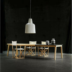 Strand + Hvass SH900 Extend Dining Table with Kaare Klint Safari Chairs for Carl Hansen & Søn