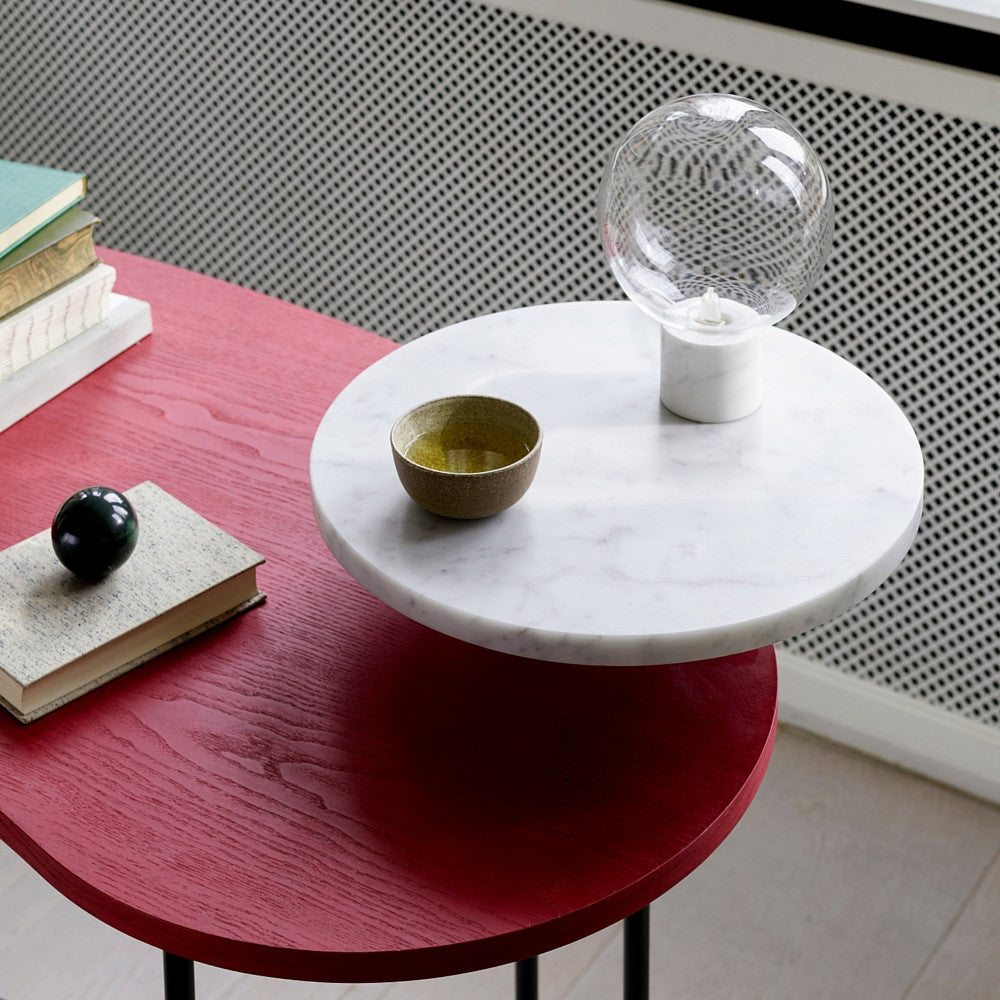 Studio VIT sv6 Marble Table Light on Palette Desk by Jaime Hayon