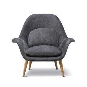 Fredericia Swoon Lounge Chair in Kvadrat Maple 192