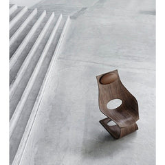 Tadao Ando Dream Chair Walnut in situ Concrete Carl Hansen and Son