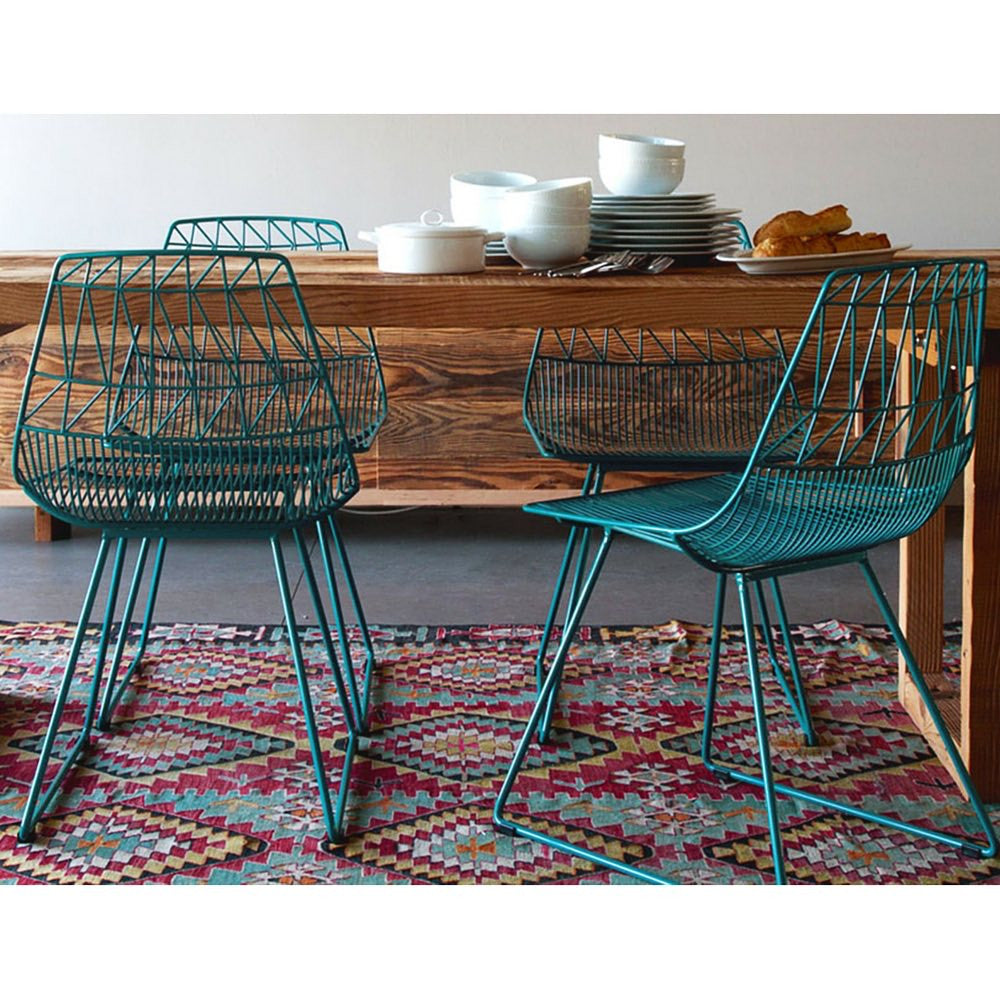 Teal Bend Lucy Chairs at Breakfast Table