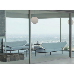 Bernhardt Design Ibis Sofas by Terry Crews in Stahl House Los Angeles