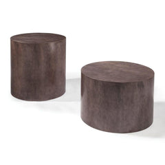 Thayer Coggin Design Classic Drum Side and End Tables