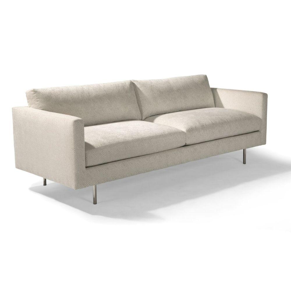 Thayer Coggin Milo Baughman Design Classic Sofa 2-Seat with Polyblend Down