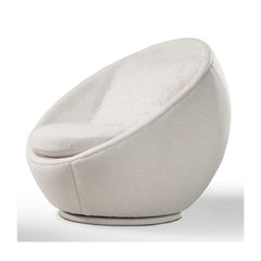 Thayer Coggin Milo Baughman Good Egg Swivel Chair Side