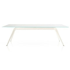 White Underlacquered Glass Top