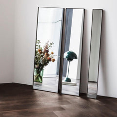 Verner Panton VP3 Flowerpot Lamp Styled with Flowers and Mirrors And Tradition Copenhagen