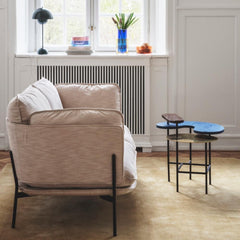 Verner Panton VP3 Flowerpot Lamp Styled with Cloud Sofa Palette Coffee Table And Tradition Copenhagen
