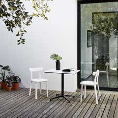 Vitra APC Chairs on deck with Bistro Table